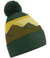 BB395R B395R Beechfield Mountain Peaks Pom Pom Beanie Alpine Peaks colour image